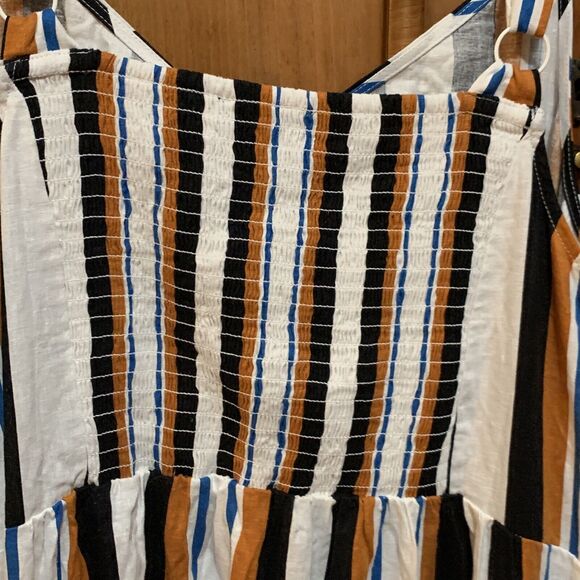 International Standard Linen Halter Maxi Dress Size Small NWT Adjustable Straps - Picture 5 of 6